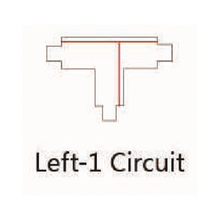 track rail T-VORM CONNECTOR LEFT-1  MDRLED®