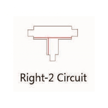 Track Rail   T-VORM CONNECTOR RIGHT-2 MDRLED®