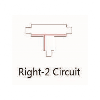 Track Rail   T-VORM CONNECTOR RIGHT-2 MDRLED®
