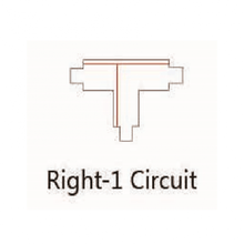 Track Rail T-VORM CONNECTOR RIGHT-1. MDRLED®