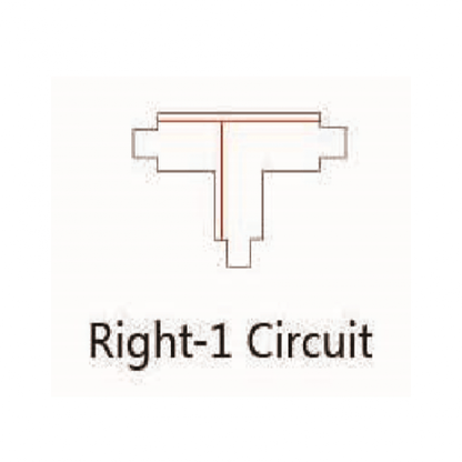 Track Rail T-VORM CONNECTOR RIGHT-1. MDRLED®