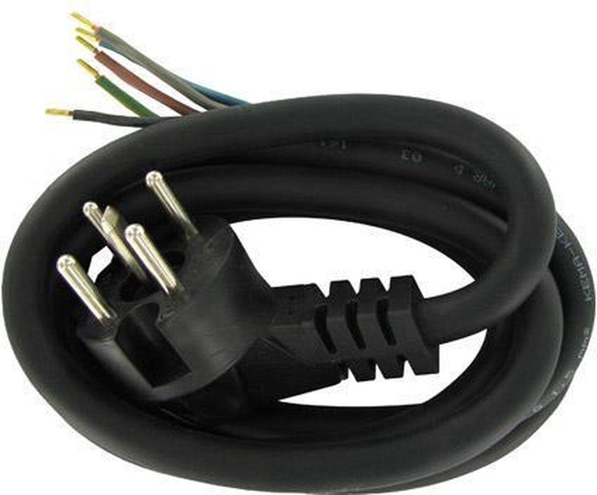 Perilex  professionele Oven - kookplaat Aansluitkabel snoer 2m 5x1.5mm MDR LED®