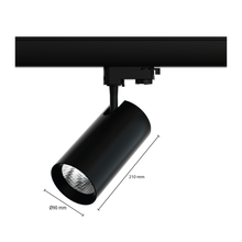 3-Phasen-Stromschienenstrahler 30W Schwarz 3000K 4000K MDRLED®