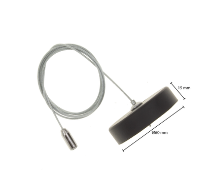 1-Phasen-Schienenpendel-Set schwarz MDRLED®