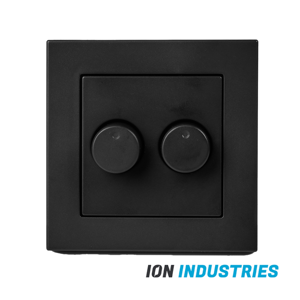 Osłona ściemniacza DUO DIMMER MATOWY ANTRACYT ION INDUSTRIES