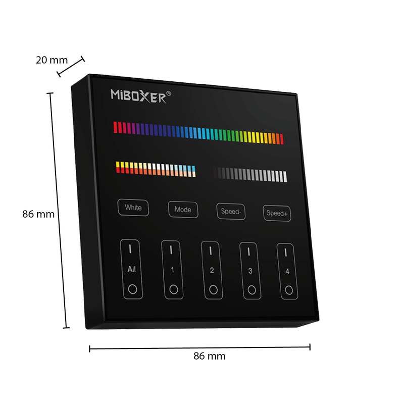 PILOT ZDALNEGO STEROWANIA MI-LIGHT 4 GRUPY RGB+CCT MDRLED®