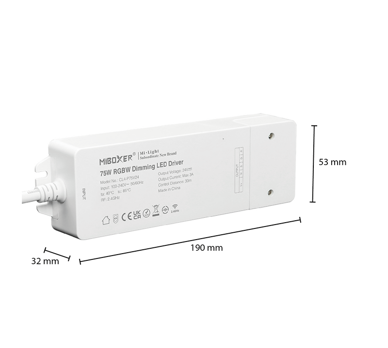 STEROWNIK MI-LIGHT 24V 75W RGBW MDRLED®