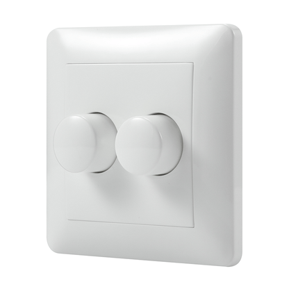 Duo-Dimmer Abdeckrahmen passend für Duo-Dimmer (DM075) MDRLED® 