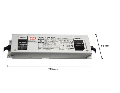 12V MEANWELL-TREIBER IP65 120W