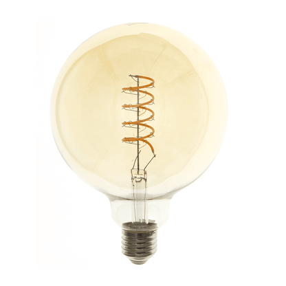 LED-Filament E27 Globe S Dimmbar Bernstein 4W MDRLED®