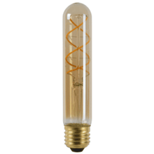 LED-Filament-Röhrchen E27, 185 mm, dimmbar, Bernstein, 2400 K, 4 W, MDRLED® 