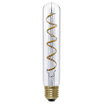 LED FILAMENT E27 TUBULAR S DIMBAAR CLEAR 4W 2200K.MDRLED®