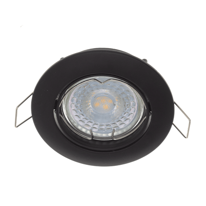 GU10 LEUCHTE SCHWENKBAR Schwarz-WEISS-SILBER, MDRLED®
