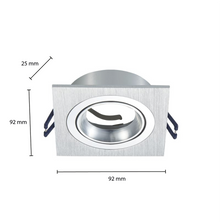 GU10 LEUCHTE KIPPBAR SILBER MDRLED®
