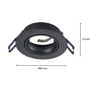 GU10 Leuchte Carme Schwenkbar Schwarz MDR LED®