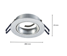 GU10 Leuchte Carme Schwenkbar Silber MDRLED®