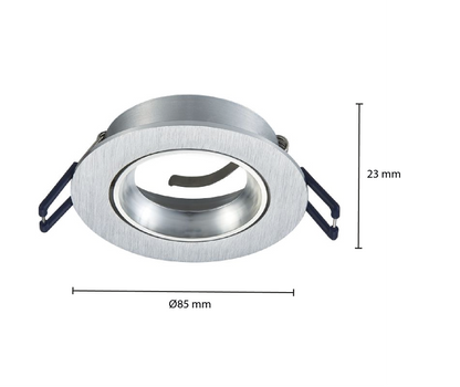GU10 Leuchte Carme Schwenkbar Silber MDRLED®