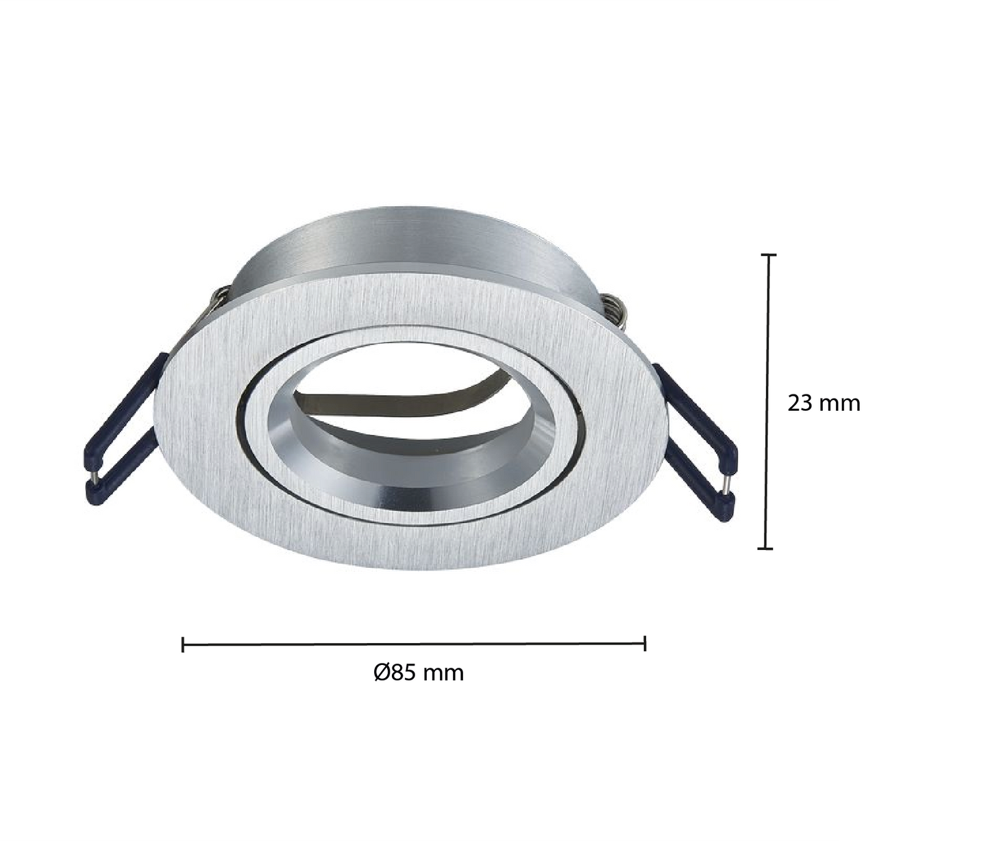 GU10 ARMATUUR  KANTELBAAR ZILVER  MDR LED®