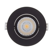 Slim-Fit 6W Dim2Warm Schwarzer Einbaustrahler Sägezahngröße Ø75-85mm SCHWARZ 2000K-3000K MDRLED®