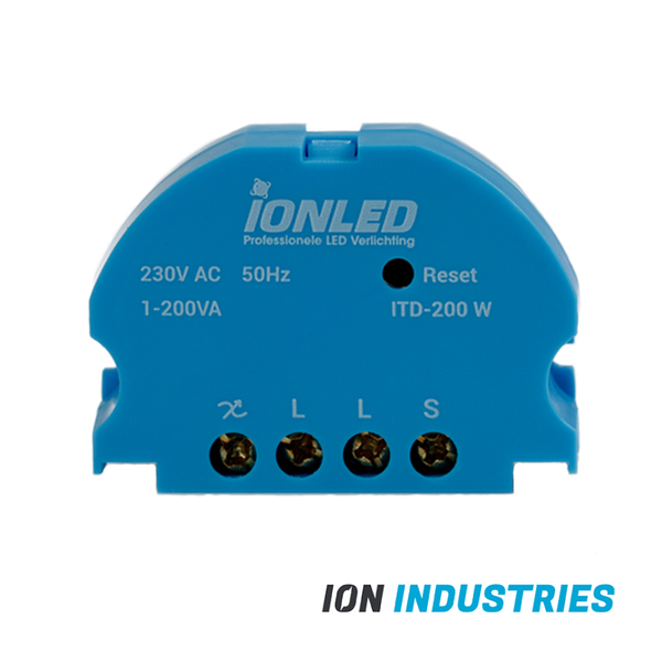 DOTYKOWY ŚCIEMNIACZ LED 0,3-200 W ION INDUSTRIES MDRLED®