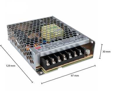 12V MEANWELL-TREIBER IP20 100W MDRLED® 