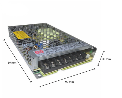 24V MEANWELL-TREIBER IP20 150W MDRLED®