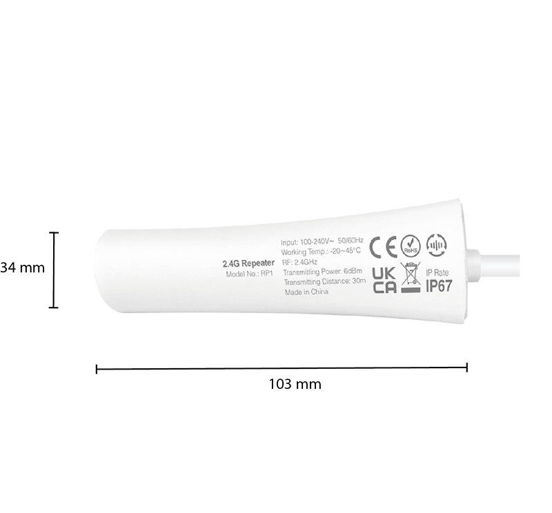 MI-LIGHT 2.4GHz RF REPEATER MDRLED®