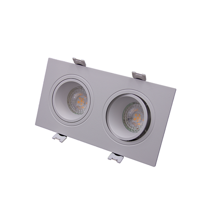 DUO GU10/GU5.3 Leuchte Weiß-Schwarz MDRLED®