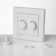 DUO DIMMER AFDEKPLAAT | HELDERWIT | ION INDUSTRIES