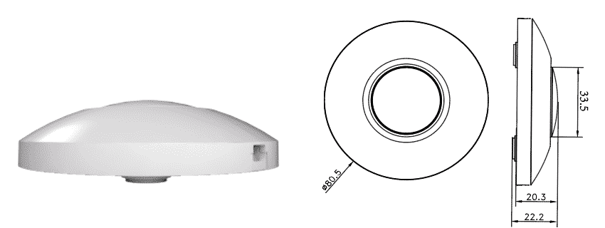 LED VLOERDIMMER WIT 0-50W led.  MDRLED®