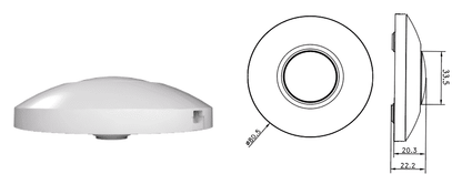 LED VLOERDIMMER WIT 0-50W led.  MDRLED®
