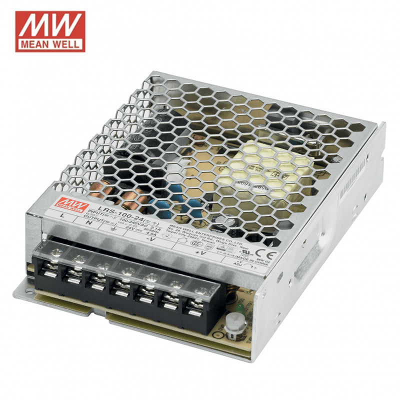 24V MEANWELL STEROWNIK IP20 100W MDRLED®