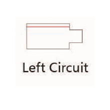 TRACK RAIL POWER CONNECTOR LEFT MDRLED®