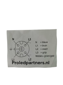 Backofenanschlusskabel Induktion/Keramik Perilex 2 Meter 5x1,5mm MDRLED®