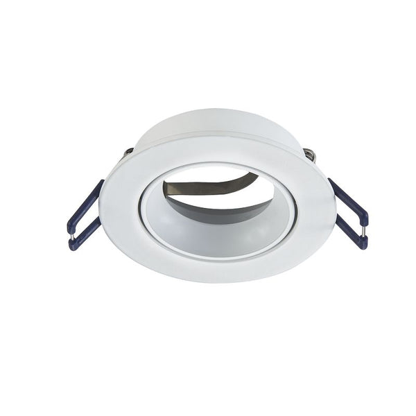 Oprawa GU10 uchylna biała –MR16- Ø73mm IP22 MDR LED