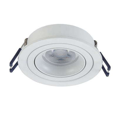 GU10 LEUCHTE KIPPBAR WEISS, SCHWARZ, SILBER Ø80mm MR16 MDRLED®