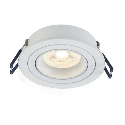 GU10 LEUCHTE KIPPBAR WEISS, SCHWARZ, SILBER Ø80mm MR16 MDRLED®