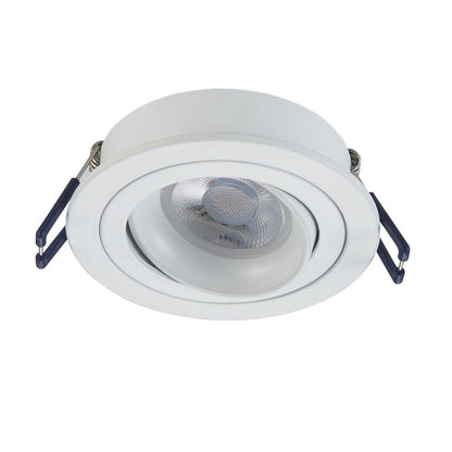 GU10 LEUCHTE KIPPBAR WEISS, SCHWARZ, SILBER Ø80mm MR16 MDRLED®