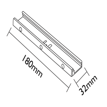 OPHANGSYSTEEM 18CM WIT. MDRLED®