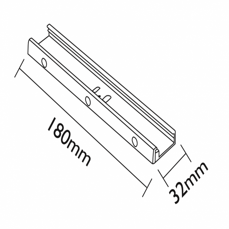 SYSTEM ZAWIESZENIA 18CM CZARNY MDRLED®