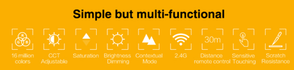 MI-LIGHT FERNBEDIENUNG 4 GRUPPEN RGB+CCT 220V MDRLED®