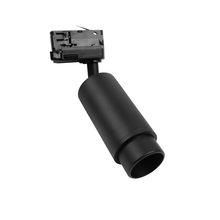 3-FASE RAIL ARMATUUR  ZWART GU10 inzoom baar. MDRLED®